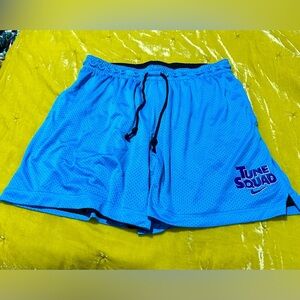 Nike Men’s Space Jam Basketball Shorts Tune Squad Reversible Goon Squad Blue XXL